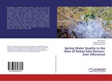Buchcover von Spring Water Quality in the Area of Rabat-Sale-Zemour-Zaer (Morocco)