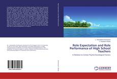 Buchcover von Role Expectation and Role Performance of High School Teachers