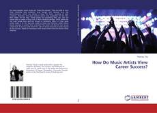 Buchcover von How Do Music Artists View Career Success?