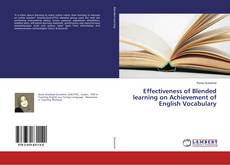 Buchcover von Effectiveness of Blended learning on Achievement of English Vocabulary