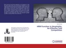 Buchcover von HRM Function in Hospitality: An Effective Tool Competition
