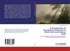 Buchcover von A Comparison of Vocabulary Presented in Word Lists and Literary Texts