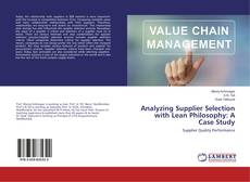 Buchcover von Analyzing Supplier Selection with Lean Philosophy: A Case Study
