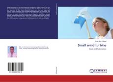 Bookcover of Small wind turbine