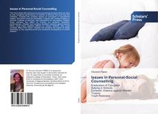 Capa do livro de Issues in Personal-Social Counselling 