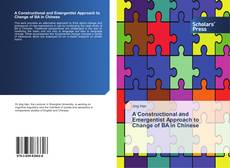 Copertina di A Constructional and Emergentist Approach to Change of BA in Chinese