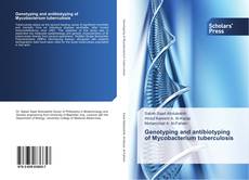 Copertina di Genotyping and antibiotyping of Mycobacterium tuberculosis