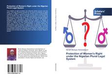 Обложка Protection of Women's Right under the Nigerian Plural Legal System