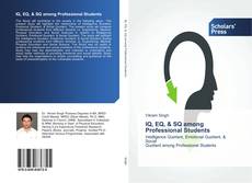 Capa do livro de IQ, EQ, & SQ among Professional Students 