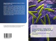 Обложка Characterization Of Bacterial Isolates On Basis Of Biocontrol Traits
