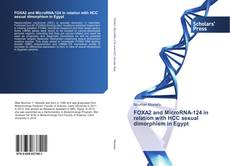 Portada del libro de FOXA2 and MicroRNA-124 in relation with HCC sexual dimorphism in Egypt