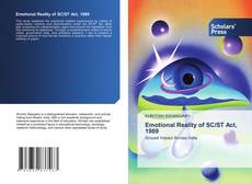 Couverture de Emotional Reality of SC/ST Act, 1989