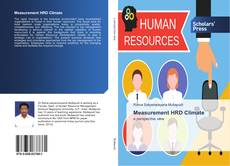 Buchcover von Measurement HRD Climate