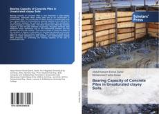 Buchcover von Bearing Capacity of Concrete Piles in Unsaturated clayey Soils