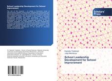 Couverture de School Leadership Development for School Improvement
