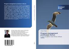 Program management practices in Scrum kitap kapağı