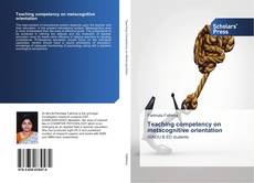Couverture de Teaching competency on metacognitive orientation