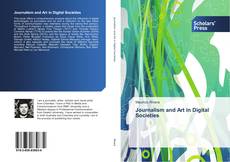 Buchcover von Journalism and Art in Digital Societies