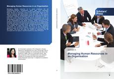 Buchcover von Managing Human Resources in an Organisation