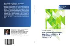 Capa do livro de Sustainable Development : Legislative Initiatives  Judicial Response 