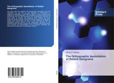 The Orthographic Assimilation of Nsibidi Ideograms kitap kapağı