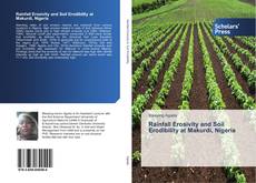 Capa do livro de Rainfall Erosivity and Soil Erodibility at Makurdi, Nigeria 