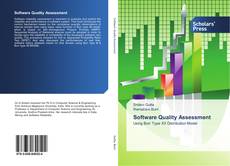 Software Quality Assessment kitap kapağı