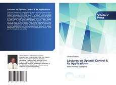 Copertina di Lectures on Optimal Control & Its Applications