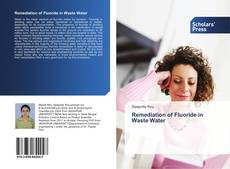 Buchcover von Remediation of Fluoride in Waste Water