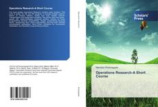 Buchcover von Operations Research-A Short Course