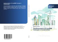 Buchcover von Implementation of LeanBIM Concept in Construction