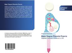 Capa do livro de Major Degree Placenta Praevia 