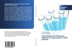 Capa do livro de Hemodialysis Vs Peritoneal dialysis on Lipid profile in CKD patients 