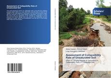Buchcover von Assessment of Collapsibility Rate of Unsaturated Soil