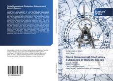 Capa do livro de Finite Dimensional Chebyshev Subspaces of Banach Spaces 