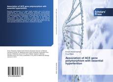 Capa do livro de Association of ACE gene polymorphism with essential hypertention 