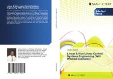 Couverture de Linear & Non-Linear Control Systems Engineering (With Worked Examples)