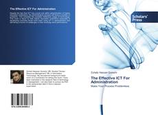 Capa do livro de The Effective ICT For Administration 