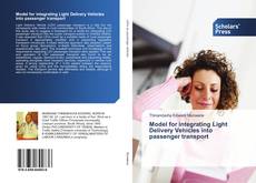 Capa do livro de Model for integrating Light Delivery Vehicles into passenger transport 