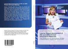 Couverture de Learner Based Assessment of HIV and AIDS Printed Information Materials