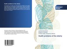 Bookcover of Health problems of the elderly