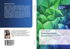 Capa do livro de Rethinking Finance 