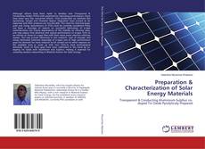 Bookcover of Preparation & Characterization of Solar Energy Materials
