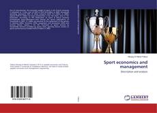 Buchcover von Sport economics and management