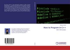 Bookcover of How to Program in C++