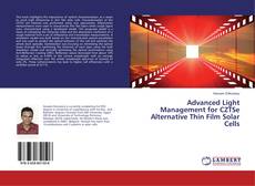 Buchcover von Advanced Light Management for CZTSe Alternative Thin Film Solar Cells