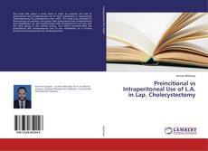 Bookcover of Preincitional vs Intraperitoneal Use of L.A. in Lap. Cholecystectomy