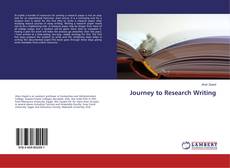 Journey to Research Writing kitap kapağı