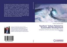 Bookcover of Teachers’ Values Related to Sustainable Development