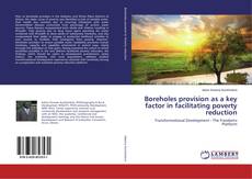 Buchcover von Boreholes provision as a key factor in facilitating poverty reduction